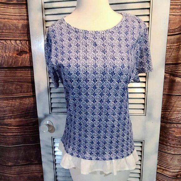 NWT Tommy Hilfiger Lg False Layer Top - Picture 9 of 11